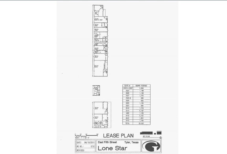 2400-2500 Fifth St, Tyler, TX à louer - Plan de site – Image 3 sur 3