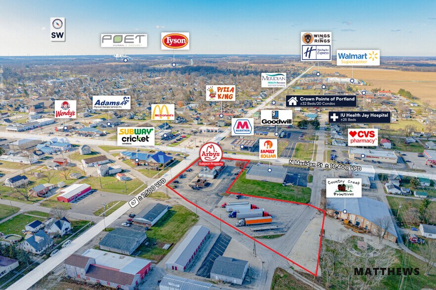 705 N Meridian St, Portland, IN à vendre - Photo de l’immeuble – Image 3 sur 3