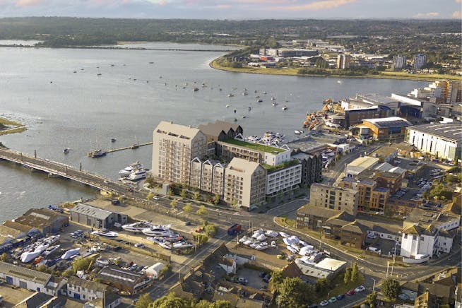 Twin Sails Bridge Approach, Poole à louer - Aérien – Image 2 sur 2