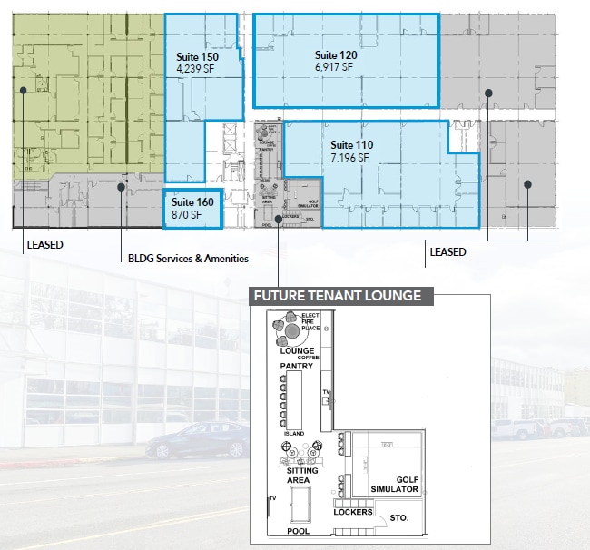 1305 Tacoma Ave S, Tacoma, WA à louer Plan d’étage– Image 1 sur 1