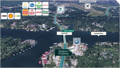 1360 Airport Rd, Hot Springs, AR - VUE AÉRIENNE  vue de carte - Image1