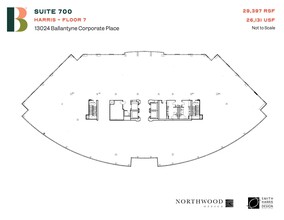 13024 Ballantyne Corporate Pl, Charlotte, NC à louer Plan d’étage– Image 1 sur 1