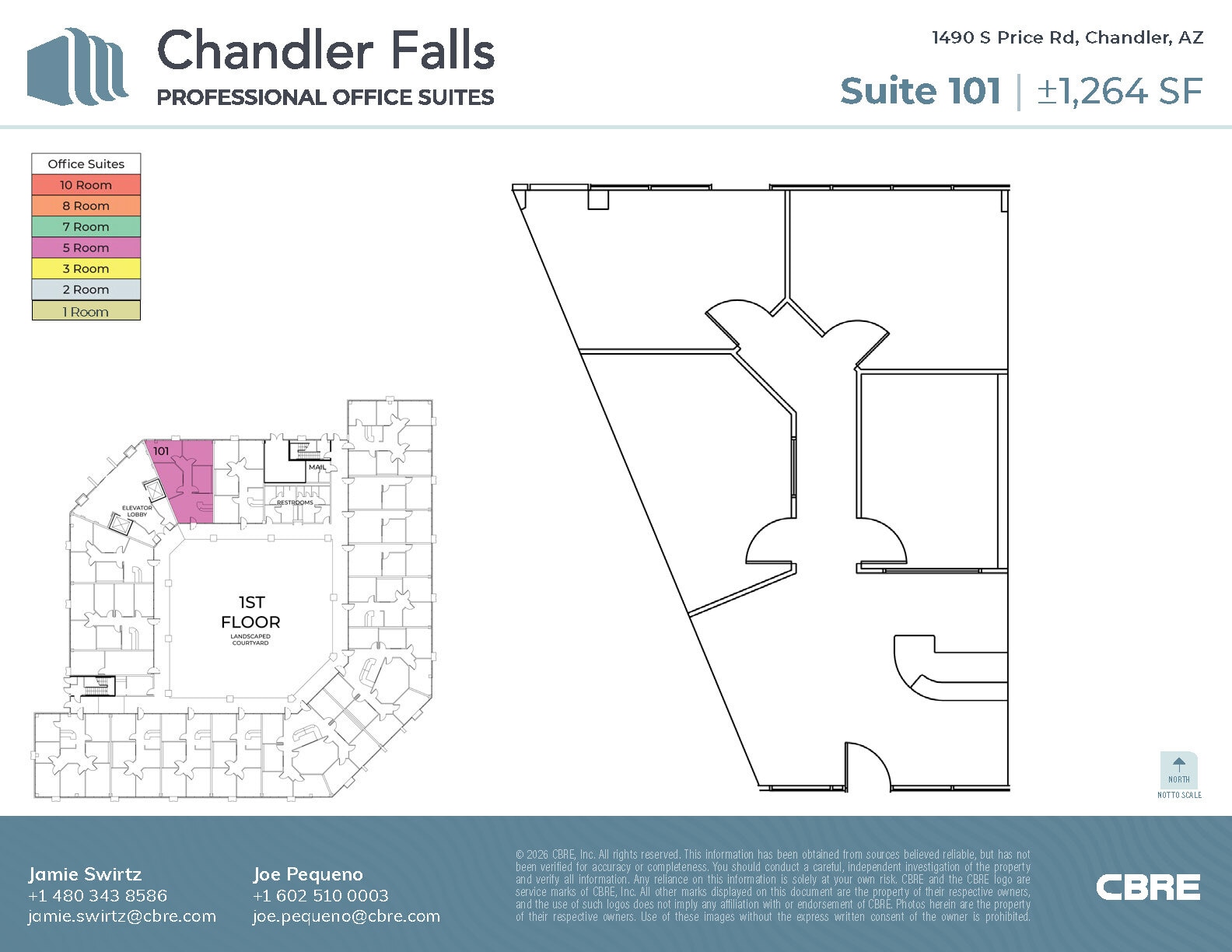 1490 S Price Rd, Chandler, AZ à louer Plan d’étage– Image 1 sur 1