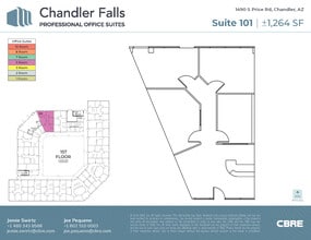 1490 S Price Rd, Chandler, AZ à louer Plan d’étage– Image 1 sur 1