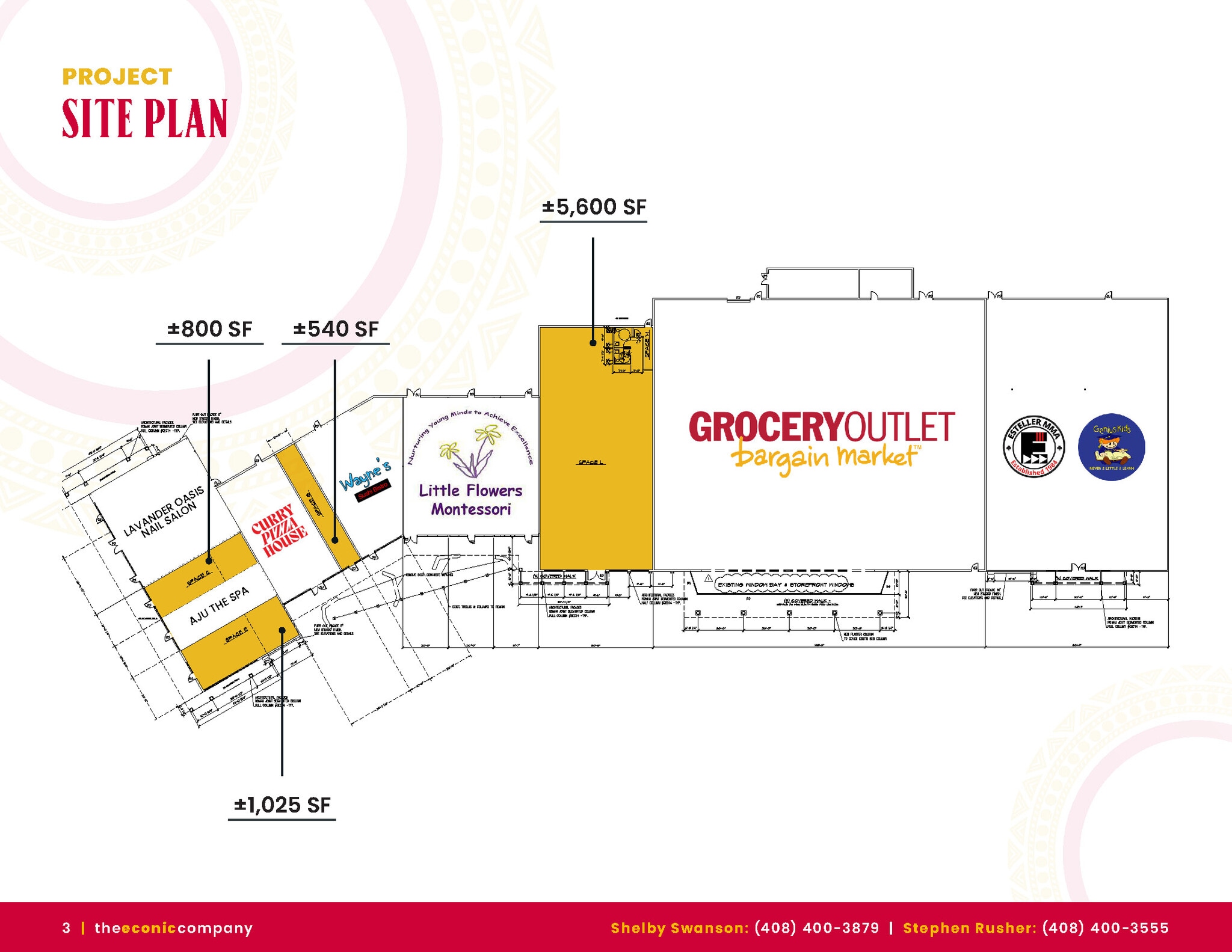3500-3550 Bernal Ave, Pleasanton, CA à louer Plan de site– Image 1 sur 1