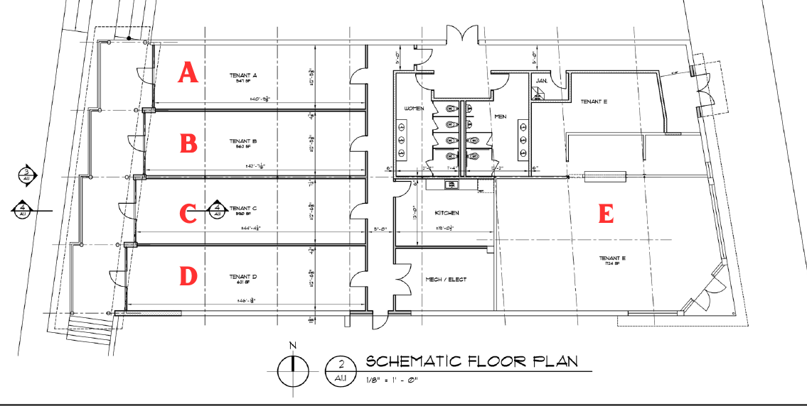 96 Depot St, Ringgold, GA à louer Plan d’étage– Image 1 sur 1