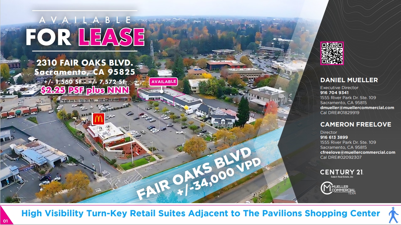 2310 Fair Oaks Blvd, Sacramento, CA à louer Photo principale– Image 1 sur 14