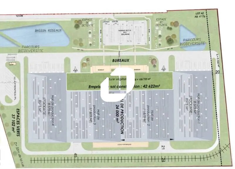 Industriel/Logistique dans Saint-Vulbas à louer - Plan d’étage – Image 2 sur 2