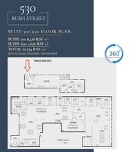 530 Bush St, San Francisco, CA à louer Plan d’étage– Image 1 sur 1