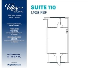 18818 Teller Ave, Irvine, CA à louer Plan d’étage– Image 1 sur 1