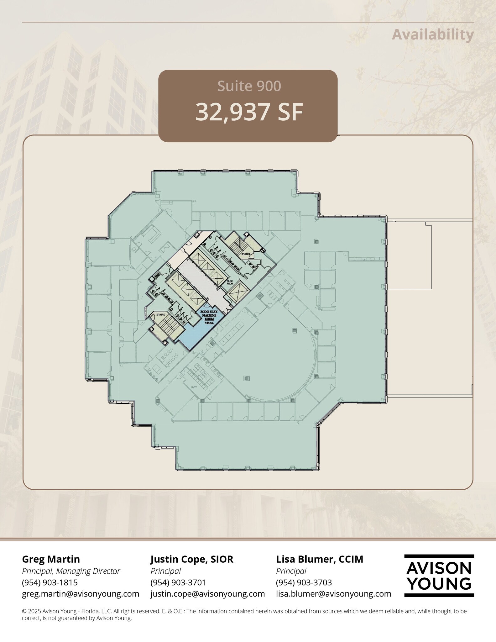 200 E Las Olas Blvd, Fort Lauderdale, FL à louer Plan d’étage– Image 1 sur 1