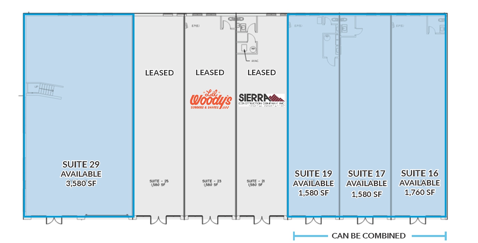 15-29 Tacoma Ave N, Tacoma, WA à louer Plan d’étage– Image 1 sur 1