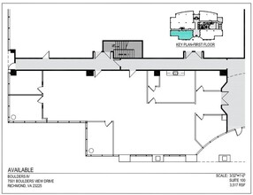 7501 Boulder View Dr, North Chesterfield, VA à louer Plan d’étage– Image 1 sur 5