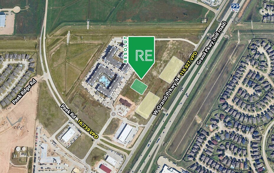 00 Peek Rd, Katy, TX à louer - Aérien – Image 3 sur 3