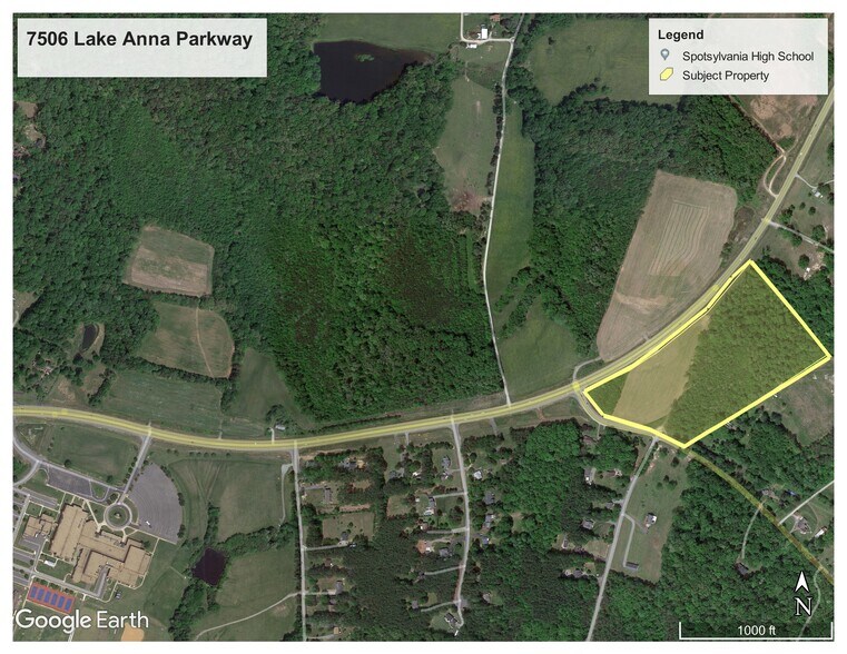 7501 Lake Anna Pky, Spotsylvania, VA à vendre - Aérien – Image 2 sur 2