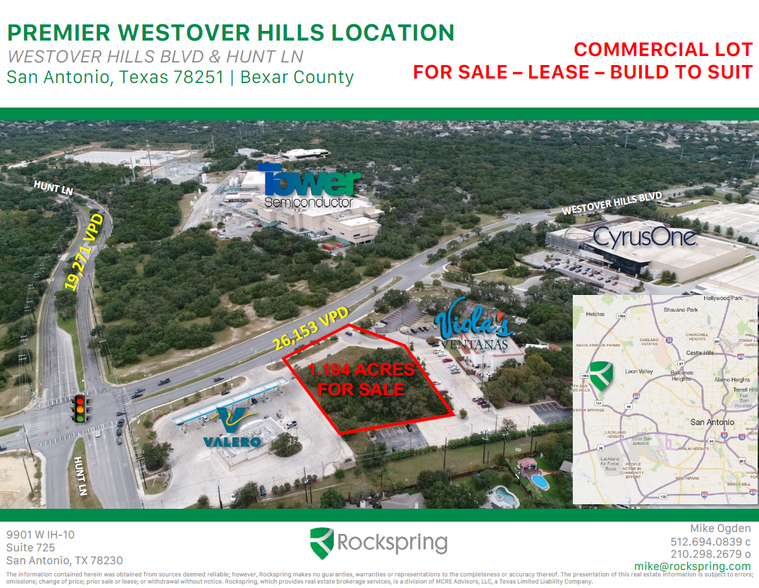 Westover Hills Blvd, San Antonio, TX à vendre - Aérien – Image 1 sur 1