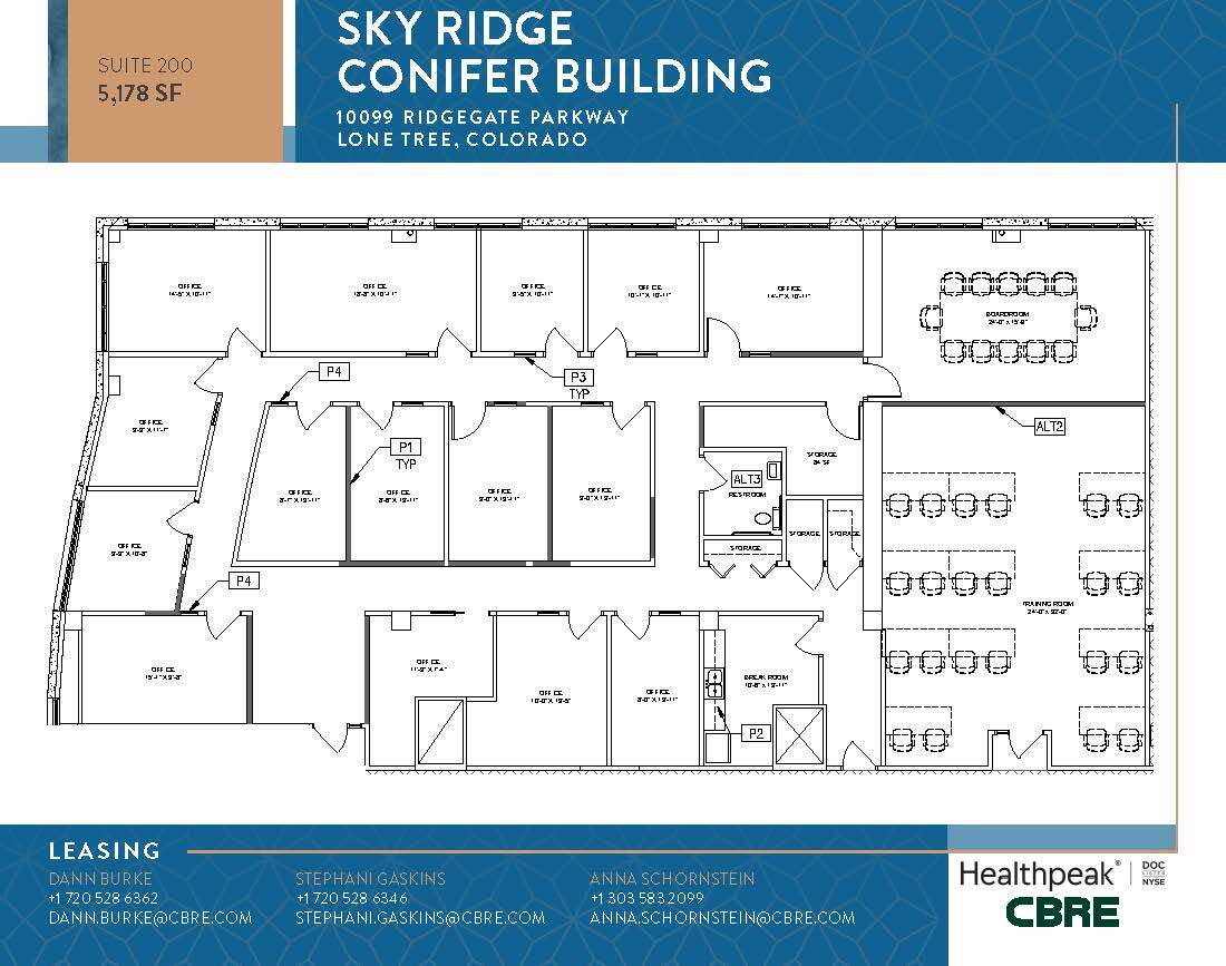 10535 Park Meadows Blvd, Lone Tree, CO à louer Plan d’étage– Image 1 sur 1