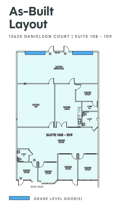 12625 Danielson Ct, Poway, CA à louer Plan d’étage– Image 1 sur 2