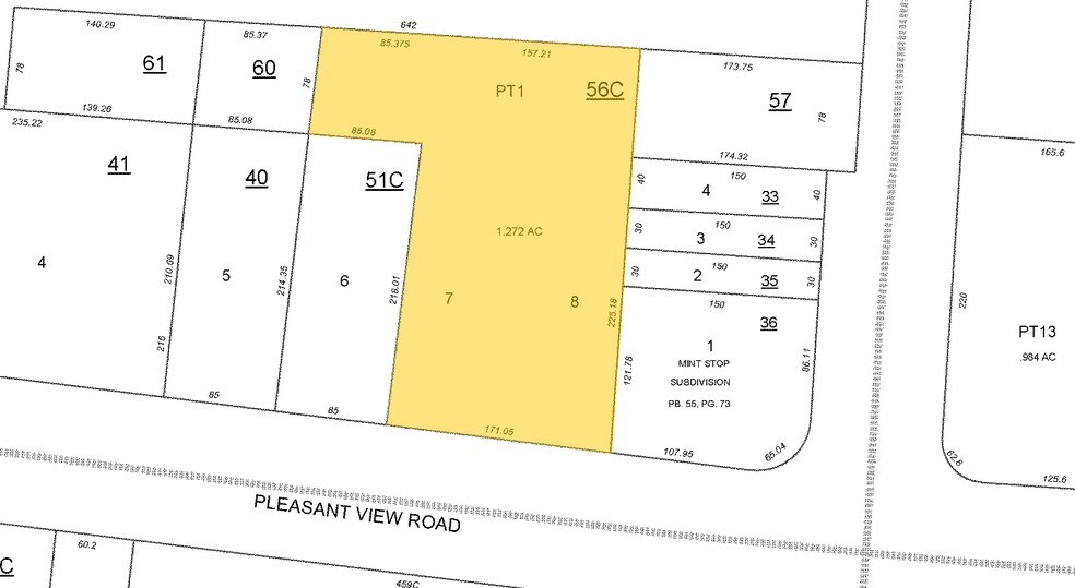 5472 Pleasant View Rd, Memphis, TN à louer - Plan cadastral – Image 2 sur 7
