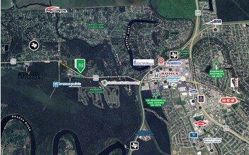 00 Highway 332, Lake Jackson, TX - Vue aérienne vue de carte