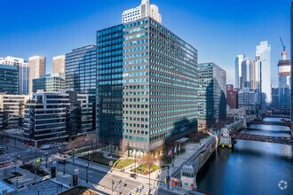 120 S Riverside Plz, Chicago, IL - Vue aérienne  vue de carte