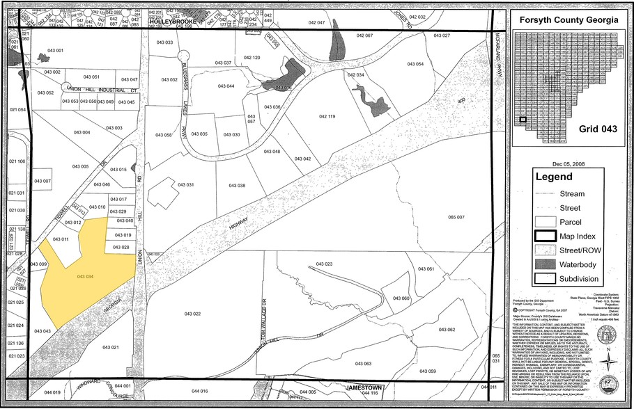 1360 Union Hill Rd, Alpharetta, GA à louer - Plan cadastral – Image 3 sur 6