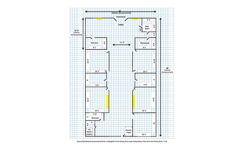 3610 Old Hickory Blvd, Lakewood, TN à louer - Plan d’étage – Image 3 sur 6