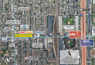 3435-3464 S Halsted St, Chicago, IL - VUE AÉRIENNE  vue de carte