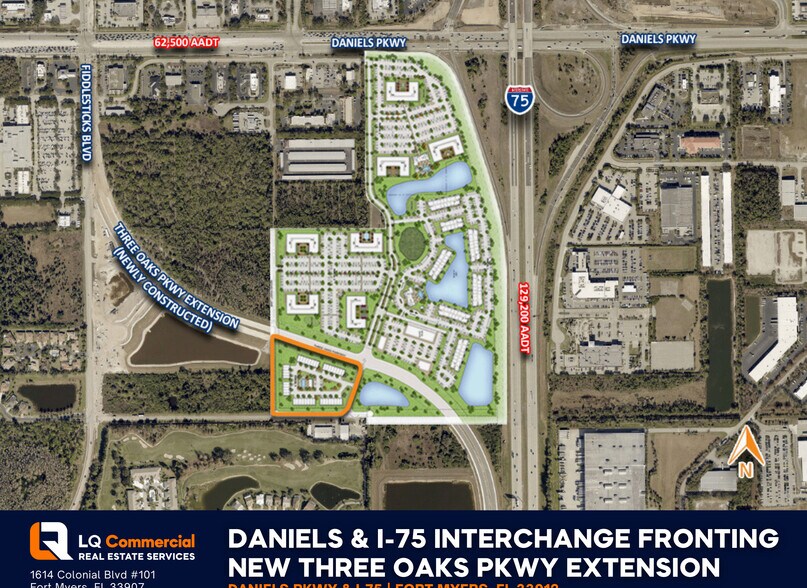 Daniels & I-75 Interchange, Fort Myers, FL à vendre - Plan de site – Image 2 sur 3