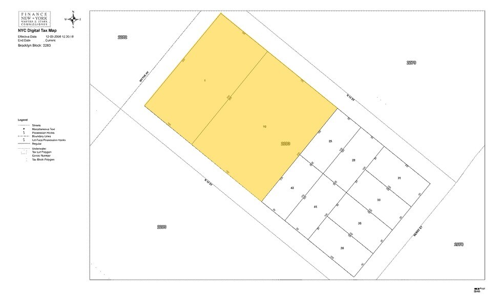 109 N 12th St, Brooklyn, NY à louer - Plan cadastral – Image 2 sur 32