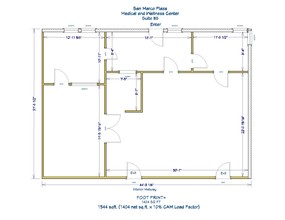 1399 Ygnacio Valley Rd, Walnut Creek, CA à louer Plan d’étage– Image 1 sur 1
