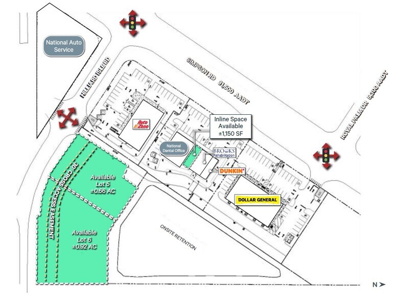 Simpson Rd & Hilliard Isle Rd, Kissimmee, FL à louer - Plan de site – Image 1 sur 2