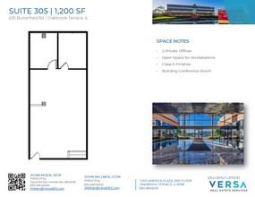 1S660 Midwest Rd, Oakbrook Terrace, IL à louer Plan d’étage– Image 1 sur 1