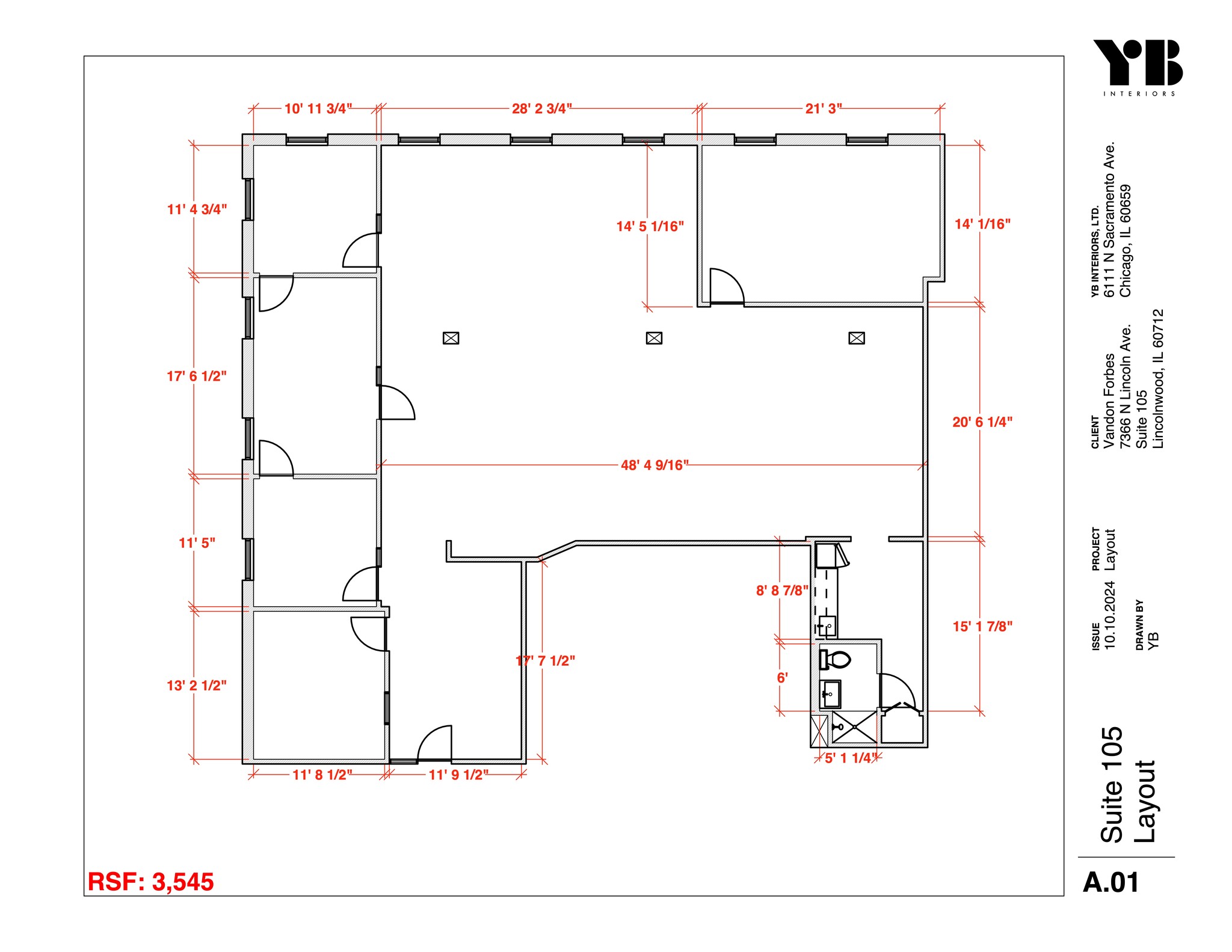 7366 N Lincoln Ave, Lincolnwood, IL à louer Plan de site– Image 1 sur 1