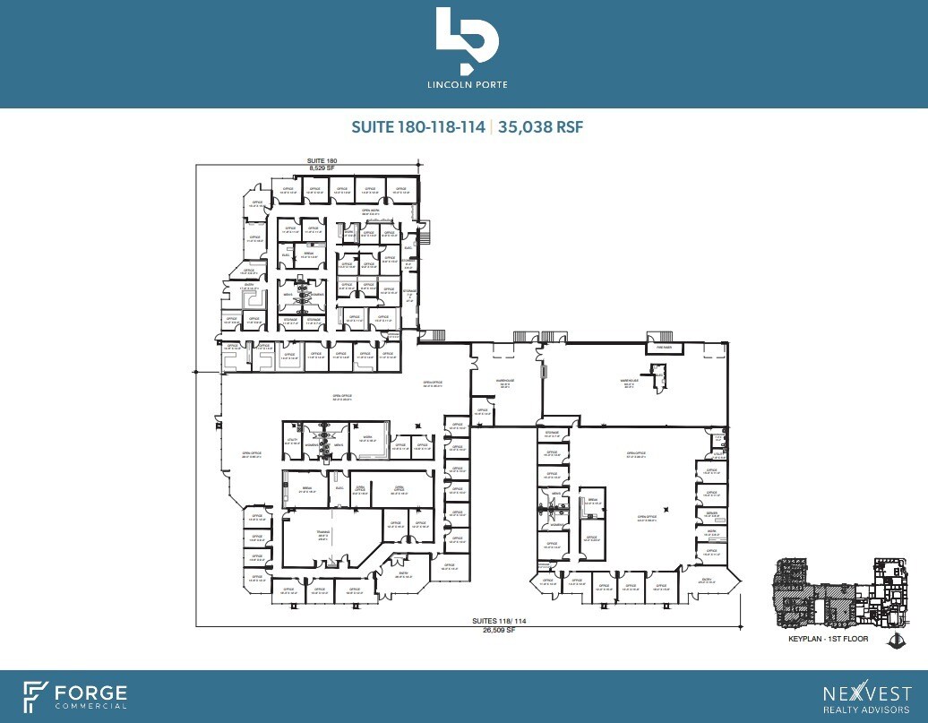14500 Trinity Blvd, Fort Worth, TX à louer Plan d’étage– Image 1 sur 2