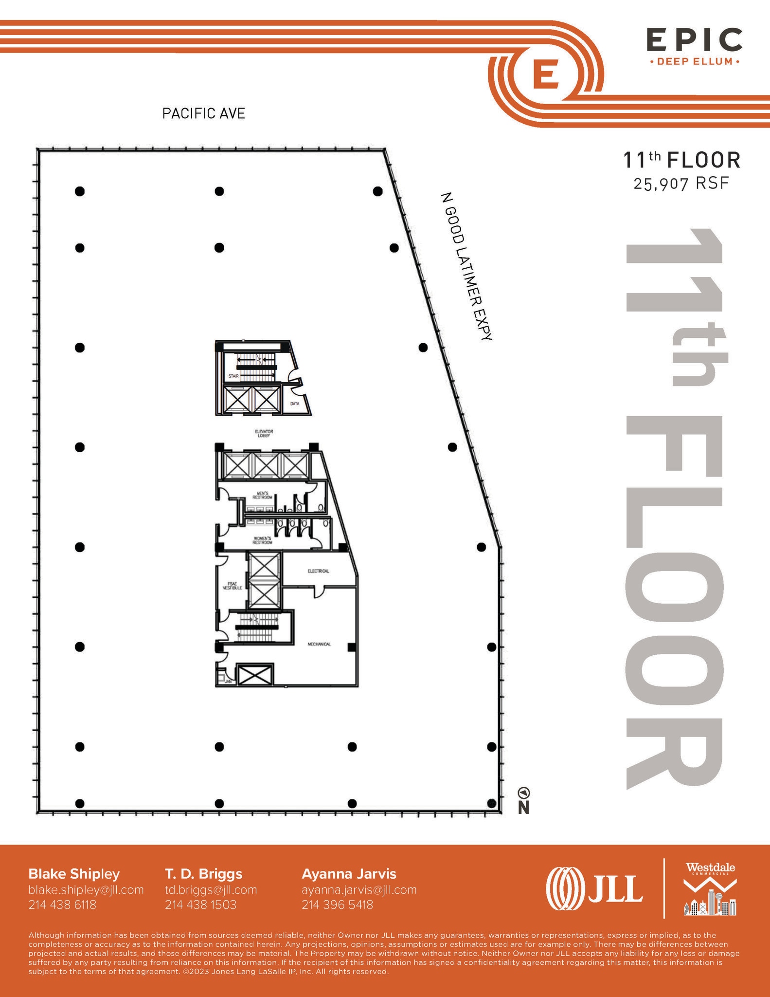 2550 Pacific Ave, Dallas, TX à louer Plan d’étage– Image 1 sur 1