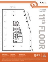 2550 Pacific Ave, Dallas, TX à louer Plan d’étage– Image 1 sur 1