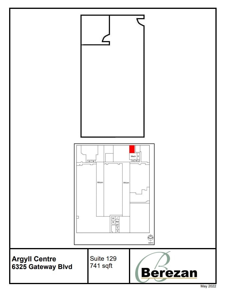 6325 Gateway Blvd NW, Edmonton, AB à louer Plan d’étage– Image 1 sur 1