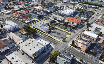 735 Grand Avenue, San Pedro, CA - Vue aérienne vue de carte