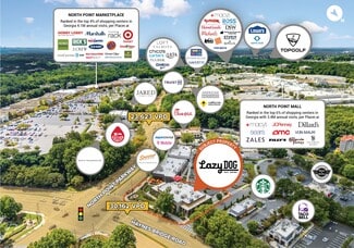 Plus de détails pour 10800 Haynes Bridge Rd, Alpharetta, GA - Local commercial à vendre