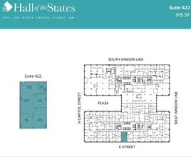 400-444 N Capitol St NW, Washington, DC à louer Plan d’étage– Image 1 sur 1