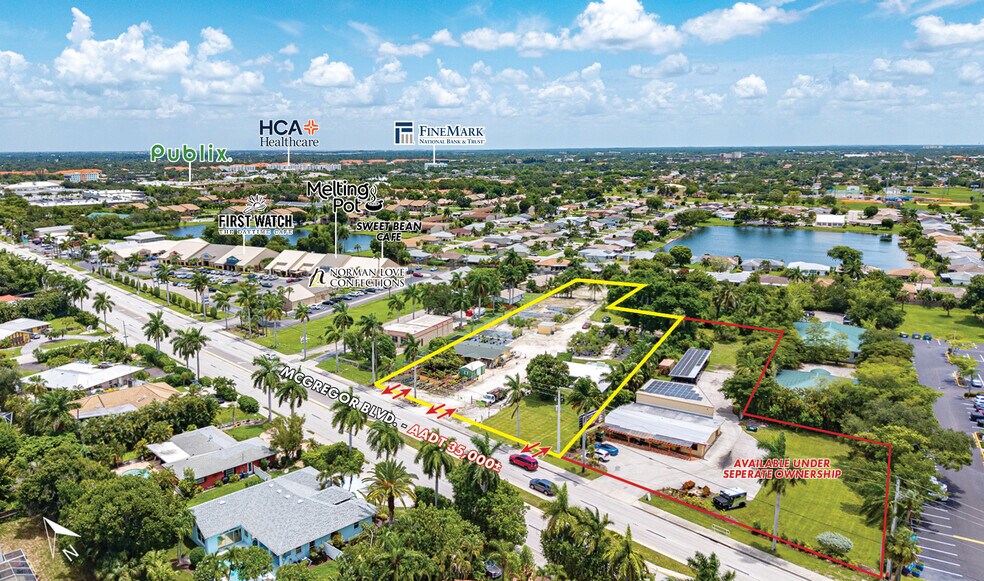 13309 & 13331 McGregor Blvd, Fort Myers, FL à vendre - Aérien – Image 3 sur 6