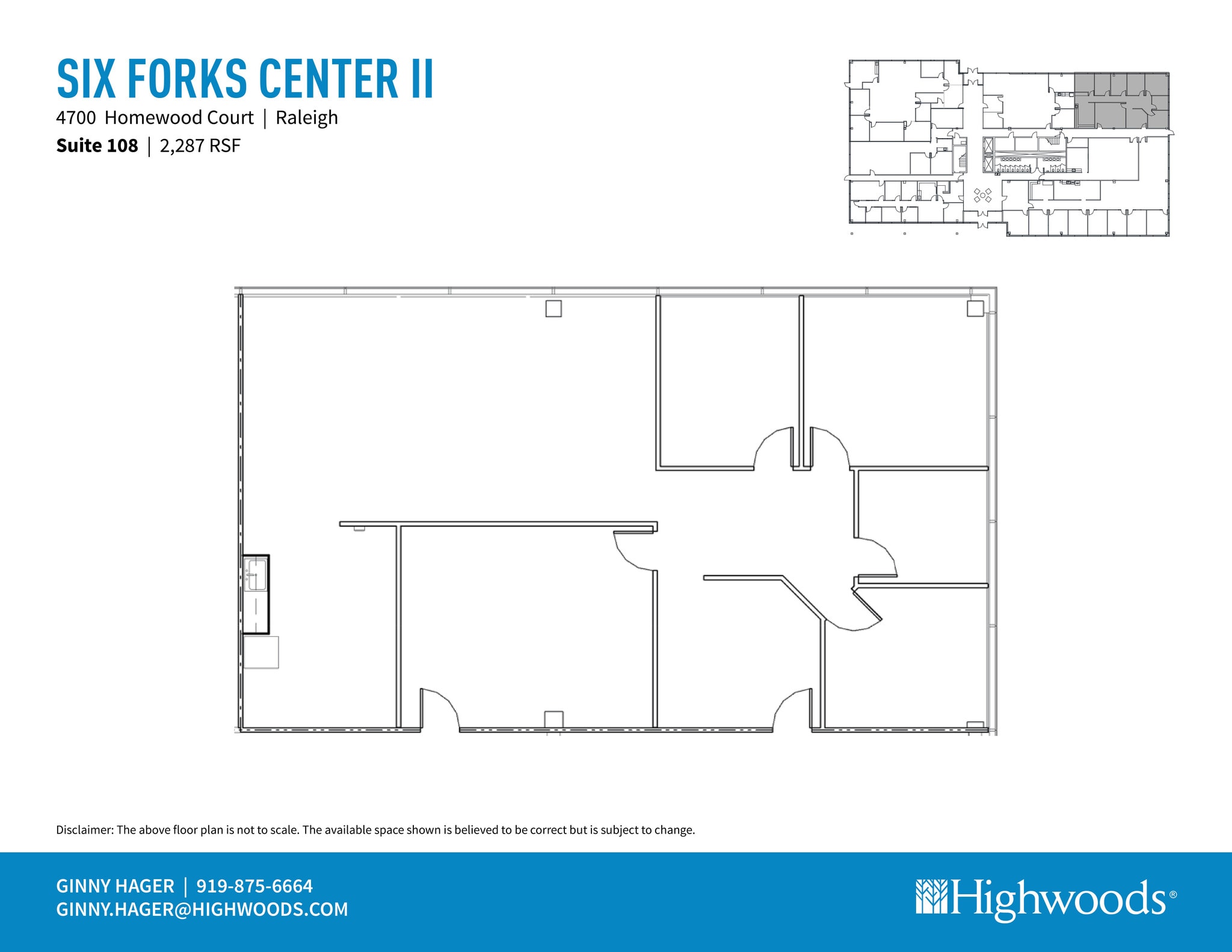 4700 Homewood Ct, Raleigh, NC à louer Plan d’étage– Image 1 sur 1