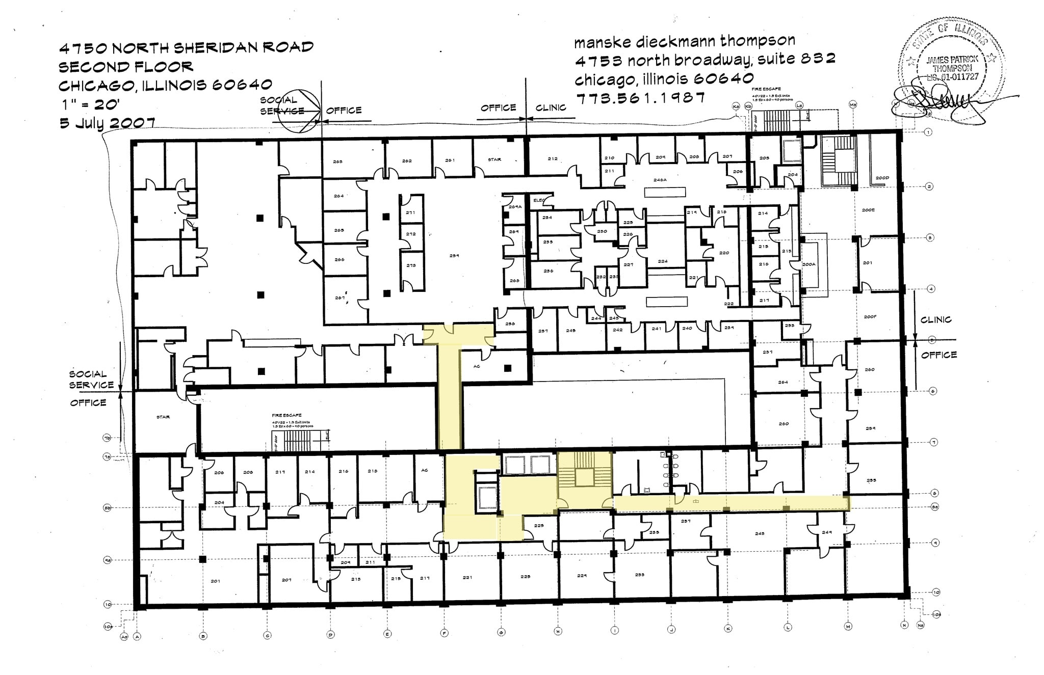 4740-4750 N Sheridan Rd, Chicago, IL à louer Plan de site– Image 1 sur 5