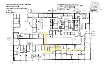 4740-4750 N Sheridan Rd, Chicago, IL à louer Plan de site– Image 1 sur 5