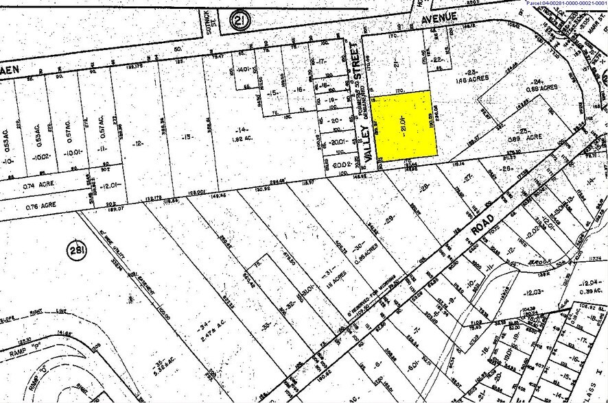 5-7 Valley St, Hawthorne, NJ à louer - Plan cadastral – Image 3 sur 5