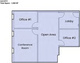 416 E Roosevelt Rd, Wheaton, IL à louer Plan d’étage– Image 1 sur 3