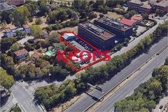 86 Chemin Des Courses, Toulouse, HG - Vue aérienne vue de carte