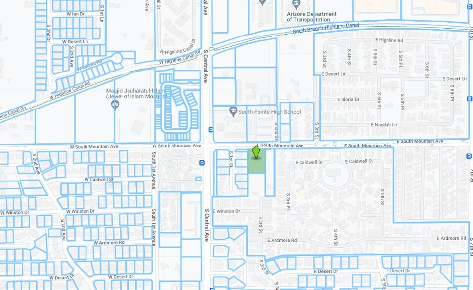 121 E South Mountain Rd, Phoenix, AZ à vendre - Plan cadastral – Image 2 sur 2