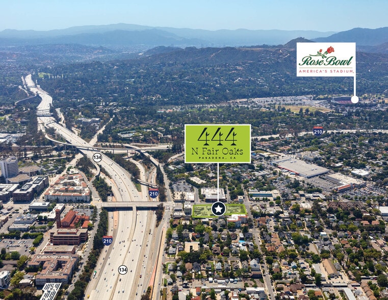 444 N Fair Oaks Ave, Pasadena, CA à vendre - Aérien – Image 1 sur 4